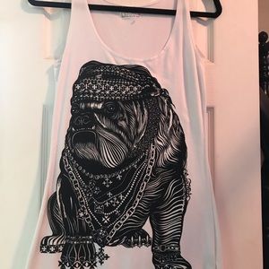 White tank top lauren Moshi